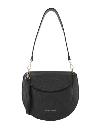 Shop Tuscany Leather Tl Bag Woman Shoulder Bag Black Size - Soft Leather