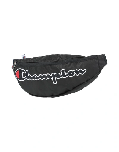 Shop Champion Man Belt Bag Black Size - Polyester, Polyurethane