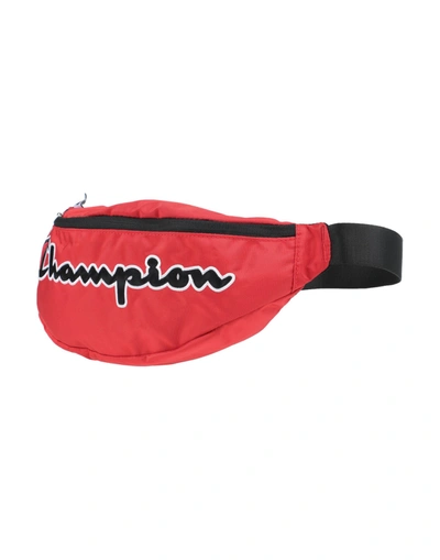 Shop Champion Man Belt Bag Red Size - Polyester, Polyurethane