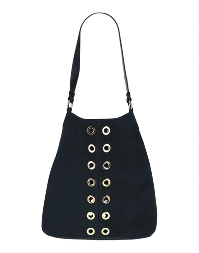 Shop Alberta Ferretti Handbags In Dark Blue
