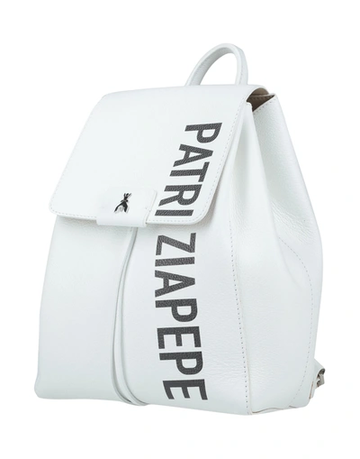Shop Patrizia Pepe Backpacks In White