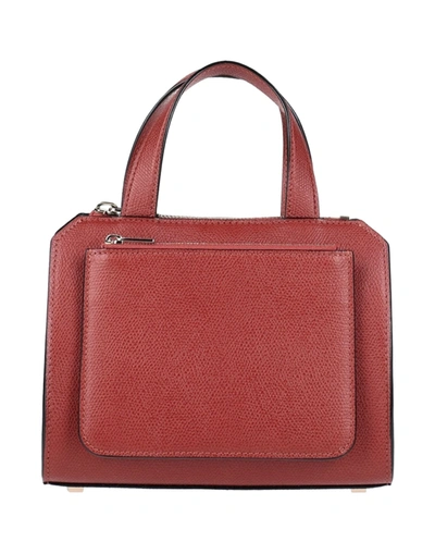 Valextra Handbags In Rust