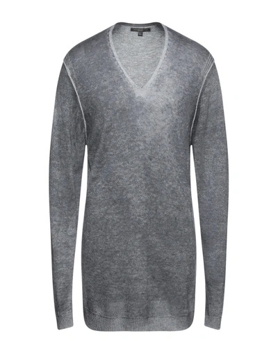 Shop John Varvatos ★ U.s.a. John Varvatos &starf; U.s.a. Sweaters In Steel Grey