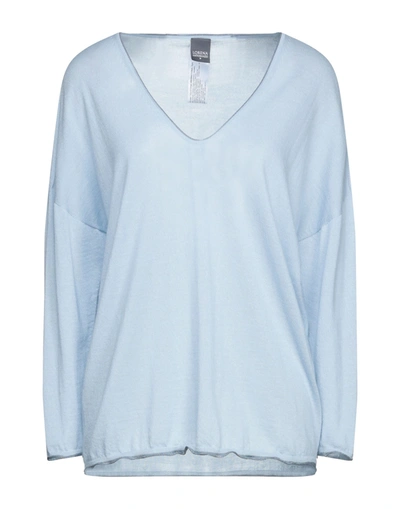 Shop Lorena Antoniazzi Sweaters In Sky Blue