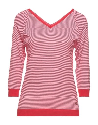 Shop Cruciani Woman Sweater Red Size 10 Cotton