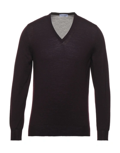 Shop Gran Sasso Sweaters In Dark Purple