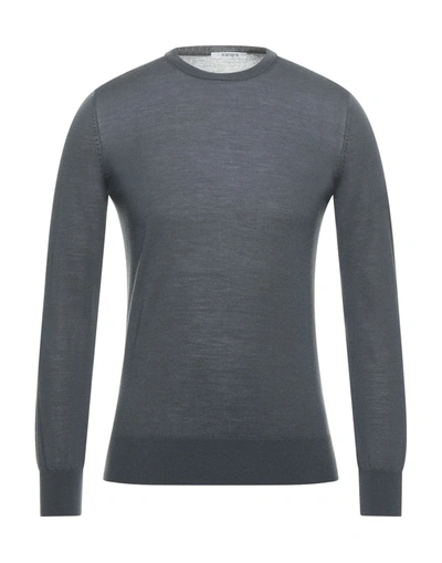 Shop Kangra Cashmere Sweaters In Steel Grey