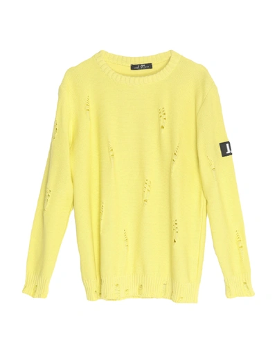 Shop J·b4 Just Before Sweaters In Acid Green