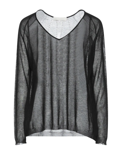 Shop L'autre Chose L' Autre Chose Woman Sweater Black Size L Viscose, Polyamide