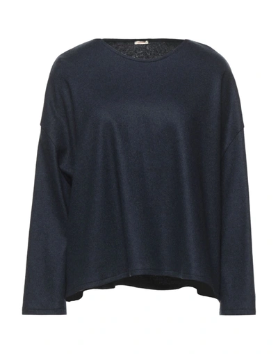 Shop A.b  Apuntob Sweaters In Dark Blue