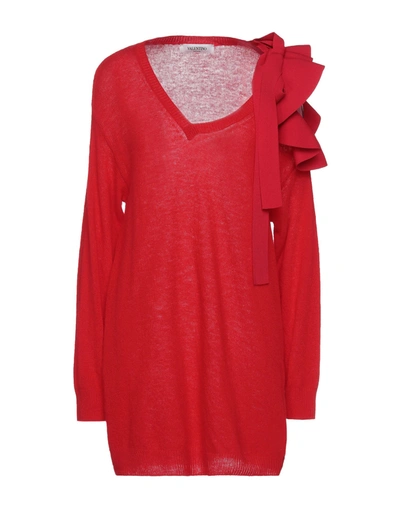 Shop Valentino Garavani Woman Sweater Red Size L Virgin Wool, Cashmere, Viscose, Polyester