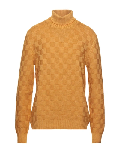 Shop La Fileria Turtlenecks In Ocher