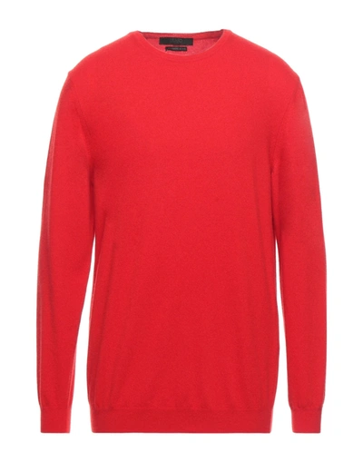 Shop Liu •jo Man Sweaters In Red