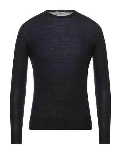 Shop Abkost Sweaters In Dark Blue