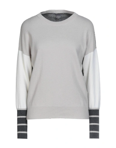 Shop Lorena Antoniazzi Sweaters In Light Grey