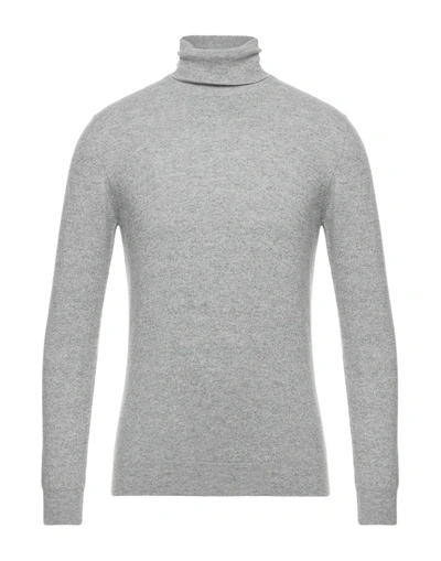 Shop Drumohr Man Turtleneck Grey Size 42 Wool, Cashmere