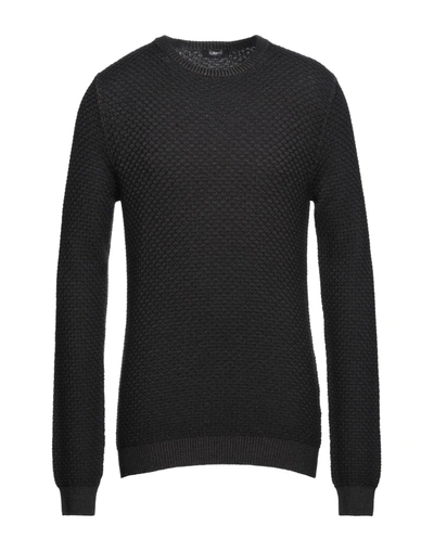 Shop Suite 191 Man Sweater Dark Brown Size 44 Merino Wool