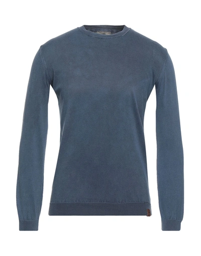 Shop Alessandro Gilles Sweaters In Slate Blue