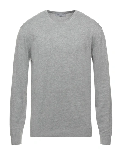 Shop Ago E Filo Sweaters In Light Grey