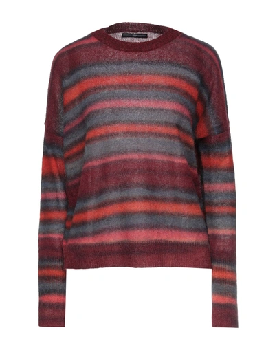 Shop High Woman Sweater Brick Red Size Xs Mohair Wool, Alpaca Wool, Nylon