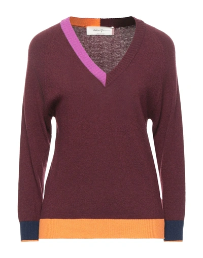 Shop Katia Giannini Sweaters In Maroon