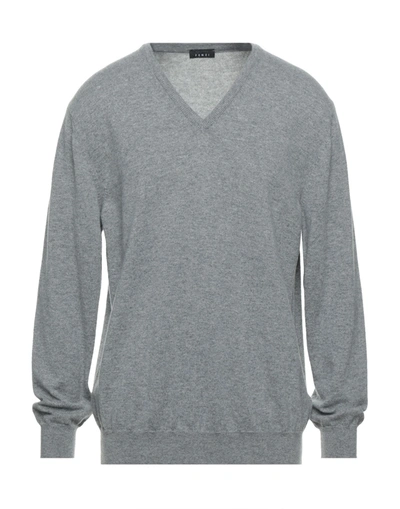 Shop Andrea Fenzi Sweaters In Grey