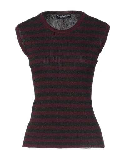 Shop Dolce & Gabbana Woman Sweater Deep Purple Size 0 Viscose, Polyester