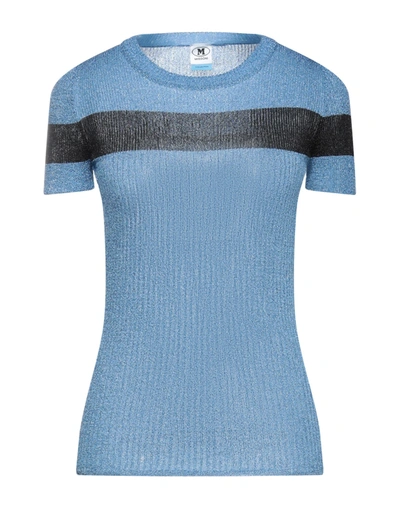 Shop M Missoni Woman Sweater Azure Size 8 Viscose, Polyester