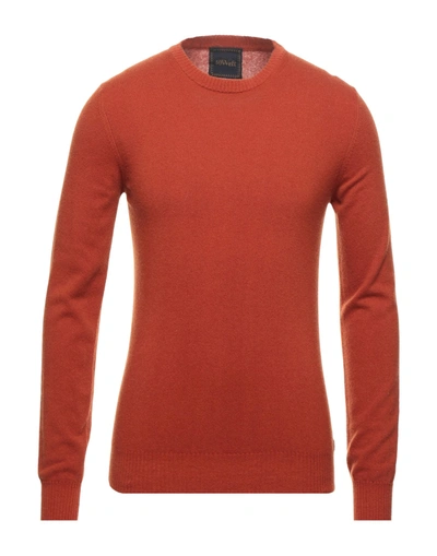 Shop 40weft Man Sweater Rust Size Xxl Wool, Polyamide In Red