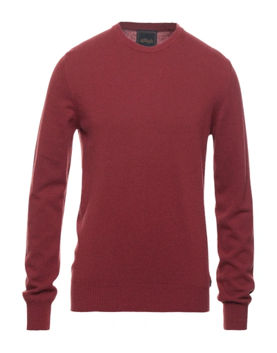 Shop 40weft Man Sweater Brick Red Size Xxl Wool, Polyamide