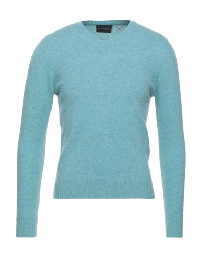 Shop Addiction Sweaters In Turquoise