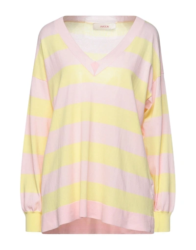 Shop Jucca Sweaters In Light Pink