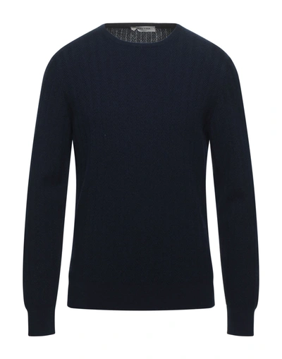 Shop La Fileria Sweaters In Dark Blue