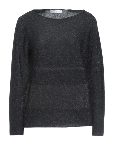 Shop Fabiana Filippi Woman Sweater Steel Grey Size 12 Virgin Wool, Viscose, Cotton, Polyester, Cashmere