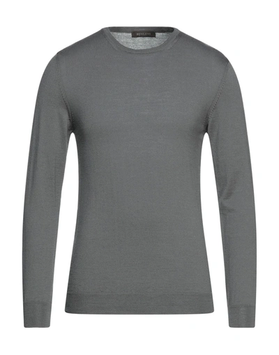 Shop Besilent Man Sweater Lead Size S Polyacrylic, Wool In Grey