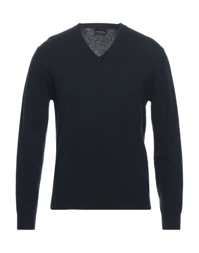 Shop Addiction Sweaters In Dark Blue
