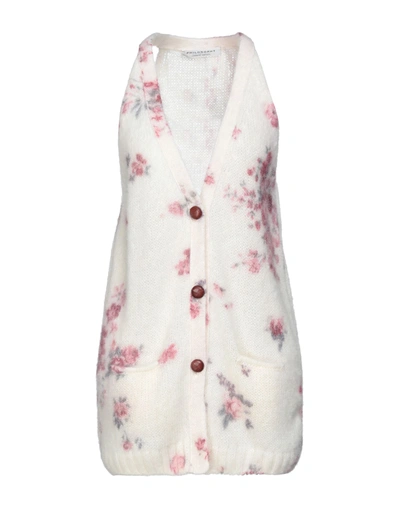 Philosophy Di Lorenzo Serafini Cardigans In Ivory