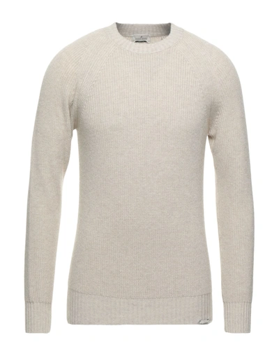 Shop Brooksfield Man Sweater Beige Size 44 Polyamide, Viscose, Wool, Cashmere