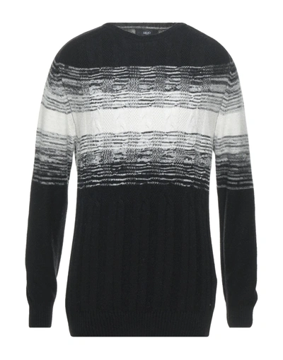 Shop Liu •jo Man Sweaters In Black