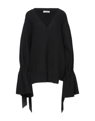 Shop Valentino Garavani Woman Sweater Black Size S Virgin Wool