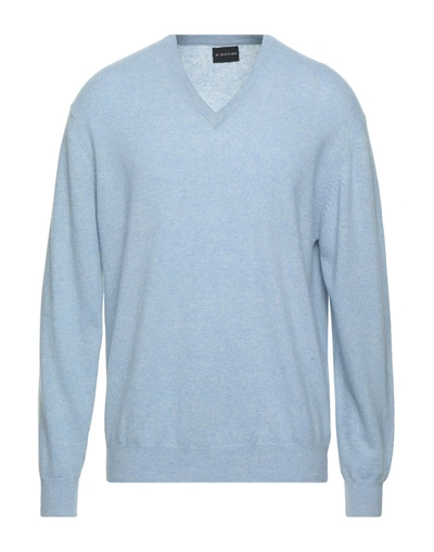 Shop Addiction Sweaters In Sky Blue