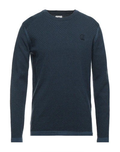 Shop Garcia Sweaters In Slate Blue