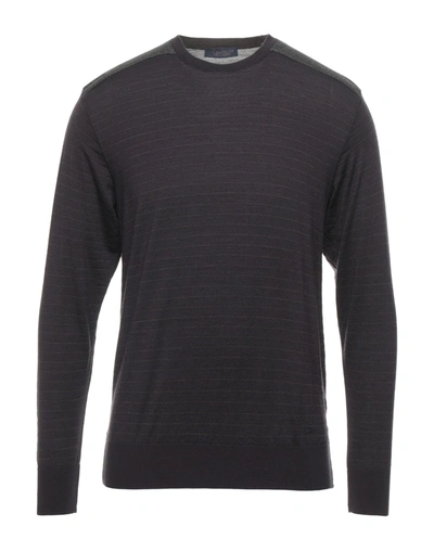 Shop Paul & Shark Man Sweater Dark Brown Size L Virgin Wool, Cashmere