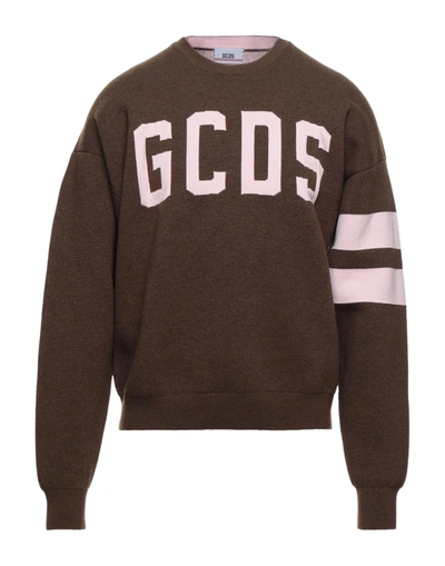 Shop Gcds Sweaters In Cocoa