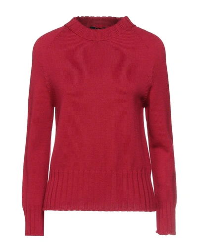 Shop Alpha Studio Sweaters In Red