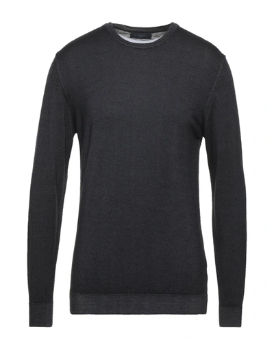Shop Daniele Fiesoli Man Sweater Steel Grey Size Xl Merino Wool