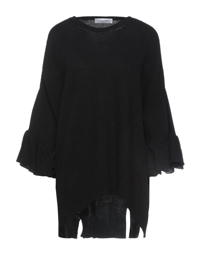 Shop Valentino Garavani Woman Sweater Black Size Xs Virgin Wool, Cashmere