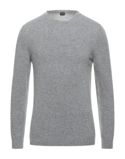 Shop Mp Massimo Piombo Man Sweater Grey Size 36 Merino Wool