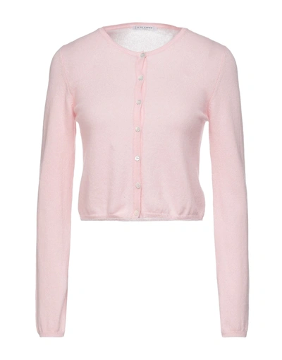 Shop A. Gi. Emme Cardigans In Light Pink