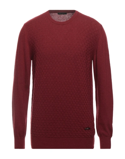Shop Alessandro Dell'acqua Sweaters In Brick Red